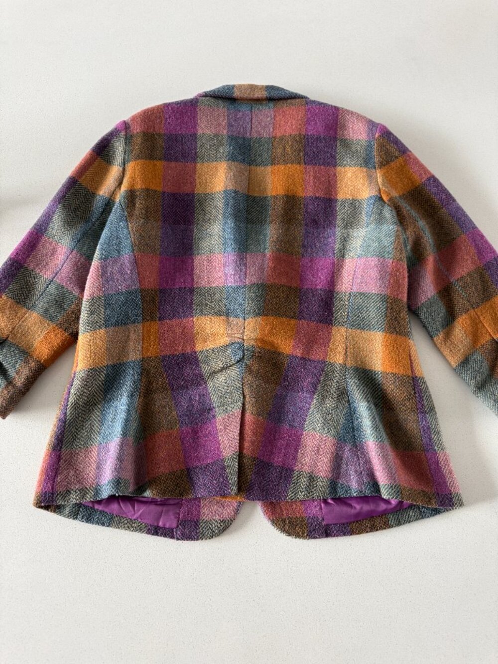CAbi Plaid Wool Blend Blazer - Picture 3 of 9